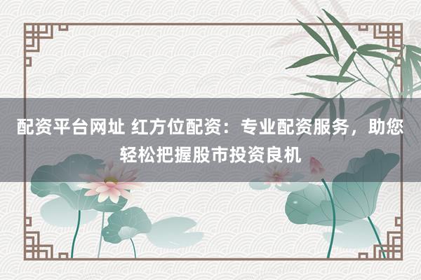 配资平台网址 红方位配资：专业配资服务，助您轻松把握股市投资良机
