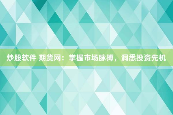 炒股软件 期货网：掌握市场脉搏，洞悉投资先机